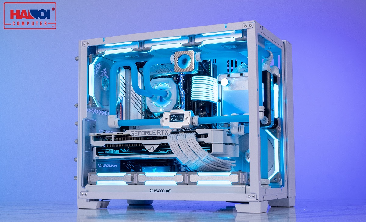 LIAN-LI PC - O11-Dynamic - Mini Snow White watercooling